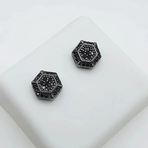"925 Sterling Silver Plated CZ Earrings, EVBRS480